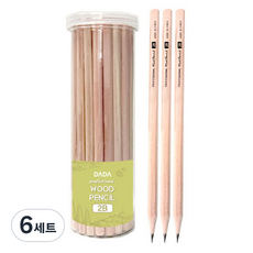 DADA Natural Wood簡約鉛筆 2B, 單一顏色, 180個