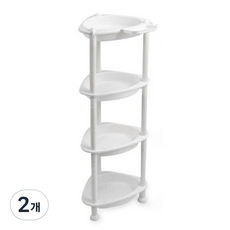 플라팜 욕실코너선반 4단, 2개
