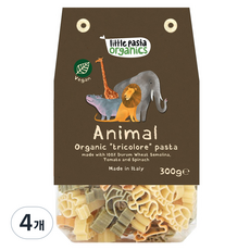 孩童動物造型義大利麵, 300g, 4個