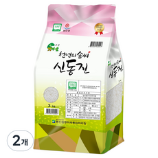 천년의솜씨 동진협동 GAP 신동진쌀, 3kg, 2개, 상등급