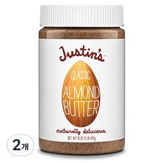 저스틴스 클래식 아몬드 스프레드, 2개, 454g