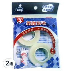 Fe Li 飛力 易撕膠帶 半吋, 2個, 2包