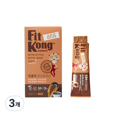 핏콩 바 초코츄러스 단백질바 5p, 3개, 140g