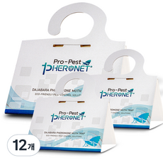 PHERONET Pro Pest 印度穀蛾驅除誘捕器 大型, 12個, 1入