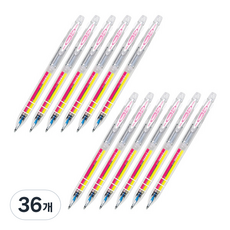 JAVAPEN Neon 3 凝膠螢光中性筆 0.5mm, 螢光粉, 36個