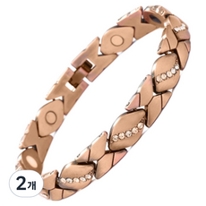 KODACHIEF 手鍊 玫瑰金 10mm, 2個