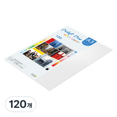 종이문화 프린트프로 얇은 칼라 복사지 No 30 스노우화이트 120g, 120개, A3