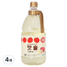 식자재왕 맛술, 4개, 1.75L