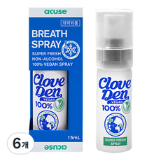 Cloveden 口腔噴霧, 15ml, 6個