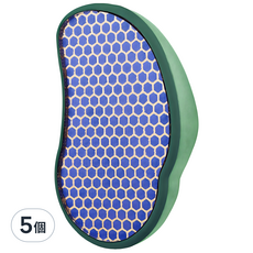 奈米玻璃磨腳器 淺綠, 5個, 1個裝, 75g