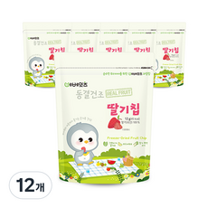 베베잇츠 동결건조 과일칩, 딸기, 12개, 12g