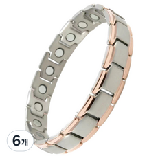 Potenkit 最佳手鍊 銀金雙色 22 x 1.2 cm, 6個
