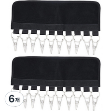 Oh My Boy Friend 帽子收納架, 6個, 黑色