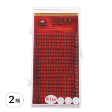 Hana 黃金蠶絲 5D 假睫毛 0.05 x 9mm, 黑色(JS), 2個