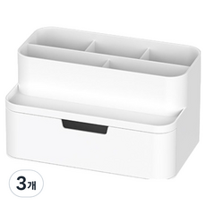 시스맥스 올리오 데스크 오거나이저, 화이트, 3개