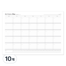 there's A3 橫式月間計畫表 6p, 混合顏色, 10個