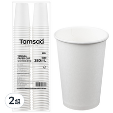 Tamsaa 純白紙杯, 100個, 2組