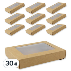 아이엔피 기프트 창상자 직 17.5호 17.5 x 13.5 x 3.5 cm, 크라프트, 30개