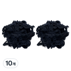 곱슬모 니들 펠트 20g, 검정, 10개