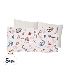 레드빈 눈 찜질팩 팥 + 동물원Zoo 커버, 5세트, 1개입
