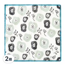 KOKUBO 小久保 八重紗擦拭布 花朵, 2條