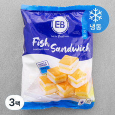 세미원푸드 피쉬 샌드위치 (냉동), 500g, 3팩