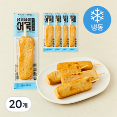 바르닭 닭가슴살 어묵바 오리지널 (냉동), 80g, 20개