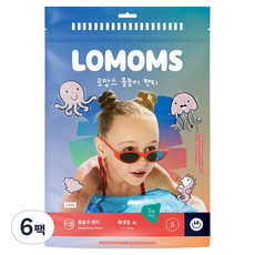 Lomoms 樂媽適 游泳用輕薄褲型尿布, 第5階段, 18片