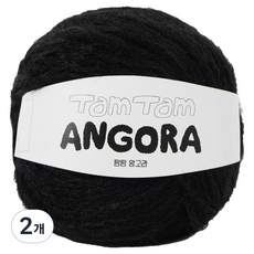 Ancalls Tamtam 安哥拉編織線, 2個, 007 黑色