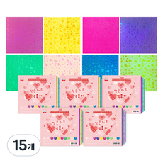 YOUNG ART 小愛心色紙, 8色, 120個