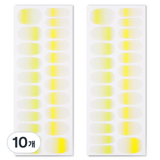 벨랑시 리얼 젤 네일 스트립 프리미엄 네일스티커 22p, 레몬라임티, 10개