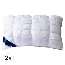 스마일깨비 가볍고 부드러운 일체구름형 베개솜 500g, 화이트싱글 로우2, 2개