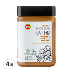 Jinmi Foods 韓國米大醬, 650g, 4個