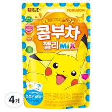 Damtuh 丹特 寶可夢康普茶綜合果凍, 50g, 4個