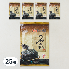 광천해저김 명품김 전장, 23g, 25개, 1개입