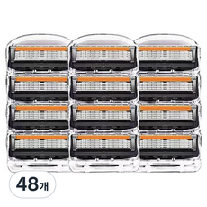 CELLIVING 男性專用5層刮鬍刀片 單一2, 1入, 48個