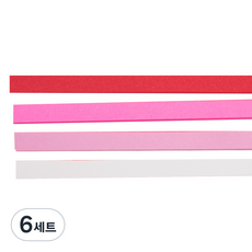 Misoroun Event 雙面星星摺紙 多功能紙 紅色漸層 540p 組, 6套, 4色