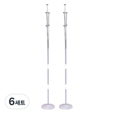 파티쇼 풍선꽂이장식컵스틱세트 160cm, 6세트