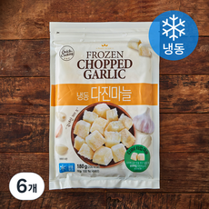 퀵쿠킹 웰팜 다진마늘 (냉동), 180g, 6개