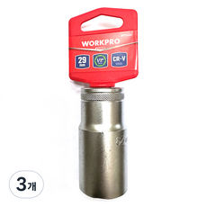 WORKPRO 延長桿 29mm WP274134, 3個
