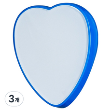 크블랑스 예쁜 하트 발각질 제거기 화이트블루 72 x 90 mm, 100g, 3개, 1개입