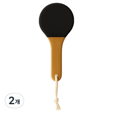 몽구밍 발바닥 각질제거 주걱형 블랙, 75g, 2개, 1개입
