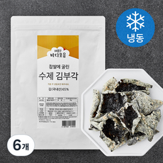 바다모음 수제 김부각 (냉동), 6개, 30g