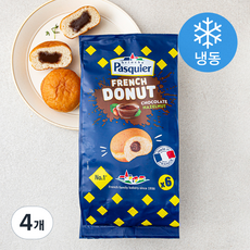 파스키에 프렌치 초코도넛 (냉동), 270g, 1개입, 4개