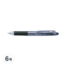 사라사 2+S 멀티펜, 블랙, 6개