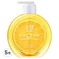 순샘 베이킹소다 레몬 주방세제, 500ml, 5개