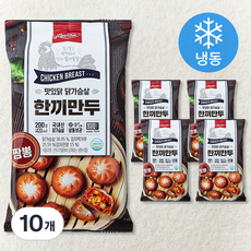 맛있닭 닭가슴살 한끼만두 짬뽕 (냉동), 200g, 10개