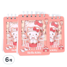 三麗鷗 立體手冊 ROOM 100張, 6個, 紅色(Hello Kitty)