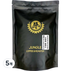 정글커피 만델링 수마트라 블랜드 원두커피, 핸드드립, 500g, 5개