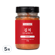 신선약초 매운맛 김치 시즈닝, 110g, 5개